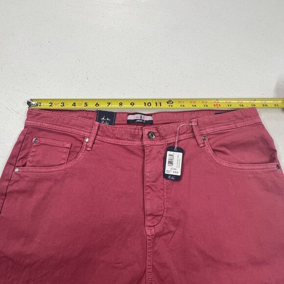 johnnie-O Carmel Sateen 5-Pocket Pants Malibu Red Size 38X32 - Picture 6 of 10